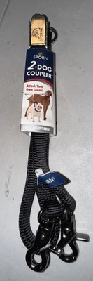 Sporn 2-Dog Coupler  Attach Your Own Leash Easy to Use Walk 2 dogs - Image 1 of 2