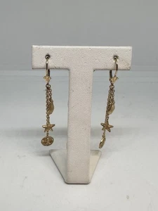 Pendientes concha marina 14k - Imagen 1 de 6