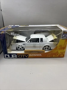 JADA DUB CITY 1987 BUICK GRAND NATIONAL REGAL 1:24 White OLDSKOOL Custom - Picture 1 of 13