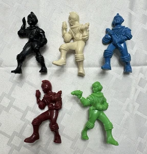 Vintage AJAX JOY SPIELZEUG Spacemen Space Warriors 3,5" Kunststoff Astronaut Figuren USA - Bild 1 von 9