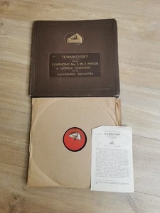 Tschaikowsky Op 64 Symphony NO 5 in E Minor Leopold Stokowski H235 6x Records - Picture 1 of 6