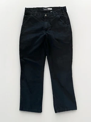 Pantalones de mezclilla CARHARTT calce relajado resistentes flexibles duraderos utilitarios para hombre 33 x 30 negros Foto 1 de 4