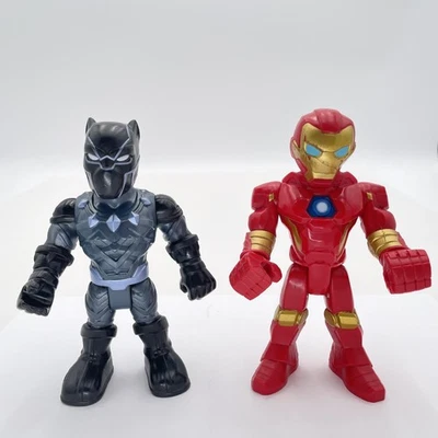 "Juego de figuras de acción Marvel Black Panther Iron Man Avengers 8"" superhéroe coleccionable" Foto 1 de 4