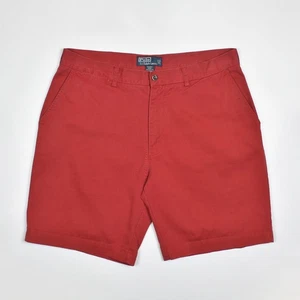 POLO Ralph Lauren Uomo Vintage Cotone Chino Prospect Pantaloncini Taglia 36 - Foto 1 di 12