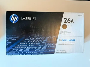 NEW! Genuine HP 26A CF226A Black Toner Cartridge for LaserJet PRO M402, MFP M426 - Afbeelding 1 van 6