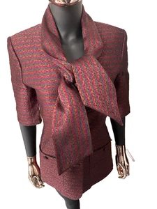 🇫🇷 Originale veste en laine et soie signée GRÈS Paris  Madame Grès (1903-1993) - Imagen 1 de 21