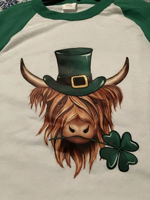St. Patrick Day 3/4 Sleeve Size M - Image 1 of 4