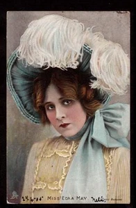1905 tuck celebrità del palcoscenico attrice edna maggio uk cartolina - Foto 1 di 1