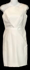 kaufmanfranco Short dress Off White Sleeveless Net Shoulder Strap Pocket Size 4
