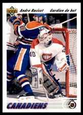 1991-92 Upper Deck French Andre Racicot RC #377A