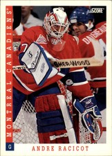 1993-94 (CANADIENS) Score Canadian #437 Andre Racicot
