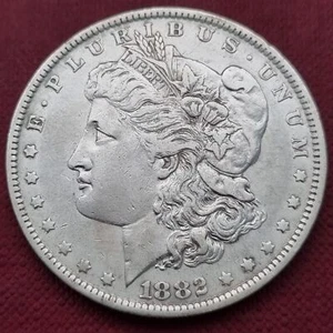 1882 O/S Morgan Dollar $1 VAM O over S High Grade AU #33623 - Picture 1 of 2