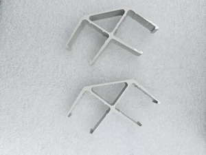 BSX QC90GY Verse Quick Connect Hardware di collegamento 90 gradi grigio (1 paio) 2 pezzi - Foto 1 di 5