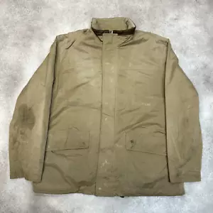 Burberry London Windbreaker Jacket Mens XL Vintage Wool Nova Check Coat, Beige - Picture 1 of 13