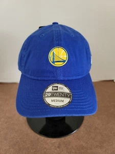 Cappello uomo Golden State Warriors New Era Royal On-Court 29TWENTY nuovo con etichette M aderente - Foto 1 di 8