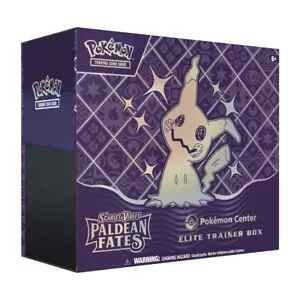 Pokémon Paldean Fates Pokemon Center Exclusive Elite Trainer Box ETB - NEW - Picture 1 of 2