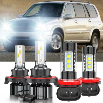 Светодиодные фары дальнего/ближнего света для Suzuki XL-7 2008-2009 + комбинированный комплект противотуманных фар - Изображение 1 из 4