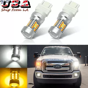 2x Switchback LED Turn Signal Light Bulbs For Ford F-150 F-250 F-350 Super Duty - Picture 1 of 12