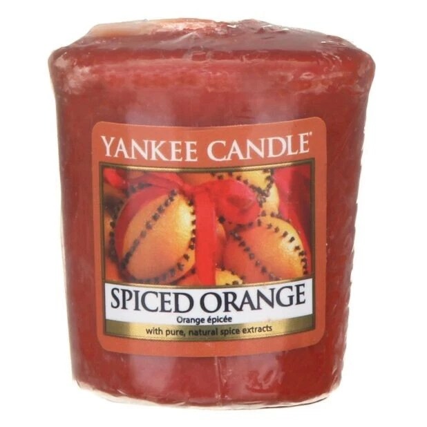 LOTE DE 6 alimentos retirados Yankee Candle "NARANJA ESPECIADA" ~ Sampler Votivos ~ RARO ~ NUEVO Foto 1 de 1
