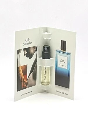 CUIR SUPERBE DE NINO AMADDEO 0,06 FL OZ TAMAÑO VIAL EAU DE PARFUM SPRAY PARA HOMBRES Foto 1 de 2