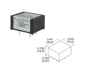 6609064-4 Single Phase EMC / EMI Line Filter 10 A 250VAC 50/60Hz TE Connectivity - Picture 1 of 1