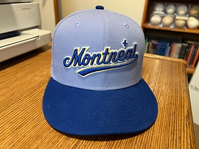 Montreal Expos baseball hat, New Era, 7 3/8, 1982 All-Star Game patch, XLNT - Image 1 of 4