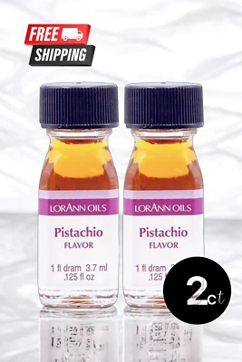 LorAnn Pistachio Flavoring Oil - 2 Pack (1 Dram Each) - Kosher, Vegan, Nut-Free - Image 1 of 3