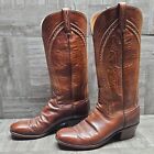 Vintage Lucchese 1883 Goatskin Leather Cowboy Boots Size 6 1/2 A 7522TN USA