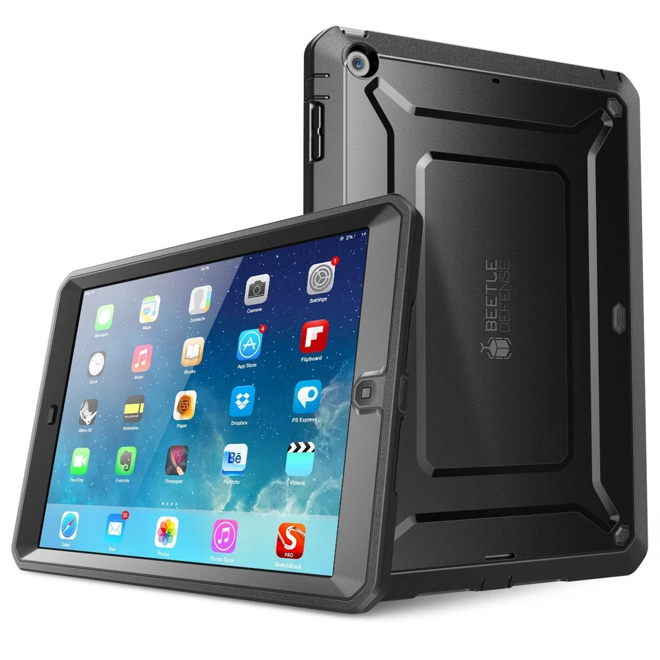 iPad Air 1st SUPCASE Beetle Defense Full-body Protective Case Screen Protector - Image 1 of 4