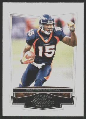 2008 Donruss Classics #31 Brandon Marshall Denver Broncos football card - Image 1 of 2