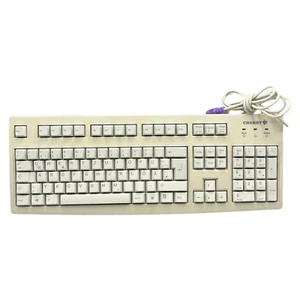Cherry Tastatur RS6000M mit 5-Pin DIN AT Stecker G83-6105 QWERTZ Keyboard Vtg - Bild 1 von 9