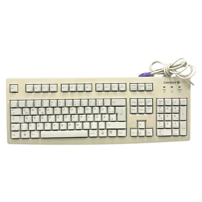 Cherry Tastatur RS6000M mit 5-Pin DIN AT Stecker G83-6105 QWERTZ Keyboard Vtg - Bild 1 von 4