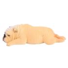 UK High Simulation French Lying Bulldog Model Sleepy Animal Toy For Children Gi