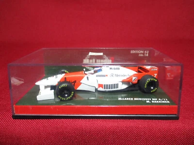 1:43 Scale Mika Hakkinen 1996 McLaren Mercedes MP4/11 F1 GP Minichamps Formula 1 - Image 1 of 4