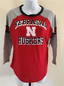 New Nebraska Cornhuskers Womens Size S Smalle Red G-III Shirt - Picture 1 of 4