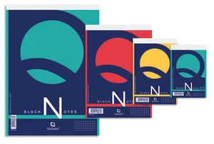 5pz - Block Notes 8x12cm - Quadri 5MM - Imagen 1 de 1