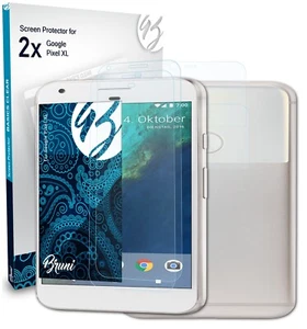 Bruni 2x Écran protecteur pour Google Pixel XL Protecteur d'écran - Photo 1 sur 4