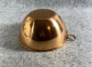 Vintage massive Kupfer Rührschüssel 7,5" Made in Tawain R.O.C. Einhand. - Bild 1 von 5