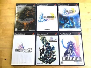 Lot 6 Final Fantasy X X-2 XII VII Dirge Cerberus International PS2 Japan Game - Picture 1 of 6