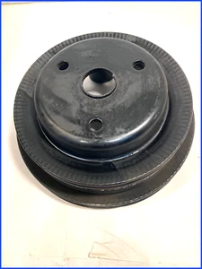 Polea de cigüeñal de 3 boletas de acero Ford usada/OEM 3 ranuras exteriores 7 3/4" interior 6 3/4" - Imagen 1 de 3