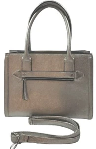 No de mezcla 6 bolsos medianos bolsos de plata metálica grano de cuero sintético. - Imagen 1 de 18