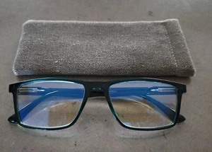 ICU Eyecare Blue-Light Reading Glasses | Scott: Blue | 1.25 - Picture 1 of 4