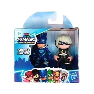 Hasbro PJ Masks: Power Heroes Luna Girl and Catboy Kids Toy Action Figures NEW - Picture 1 of 3