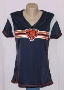 Chicago Bears Womens Jersey T-Shirt Navy - NFL - Picture 1 of 2