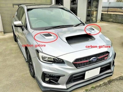 Ventilaciones de capó de fibra de vidrio para Subaru GR GV VA S4 WRX STI NBR S206 S207 universal Foto 1 de 4