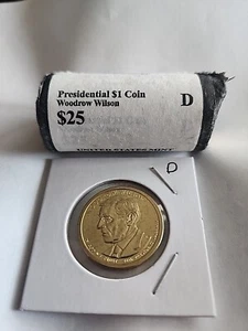2013 D Woodrow Wilson Presidential Dollar Brilliant Uncirculated US Coin Mint! - Picture 1 of 1