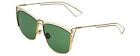 Christian Dior Sunglasses SO ELECTRIC 266DJ White Gold Frame Green Lens, Medium