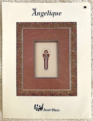 Just Nan Angelique Cross Stitch Pattern JN0164 2nd Printing - Image 1 of 4