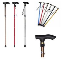 Walking Stick Easy Fold Adjustable Cane Lightweight Mobility Collapsible Sticks
