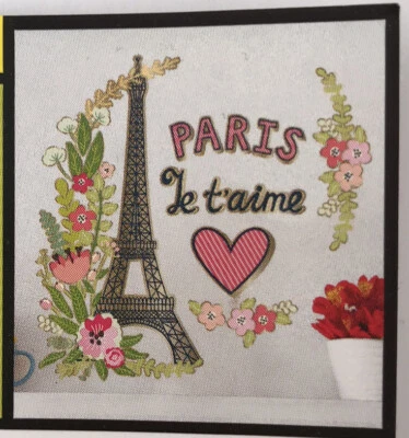 Paris ❤️ Eiffel Tower Wall Sticker Decals Wall Creations Removable No Harm Walls - Image 1 of 4